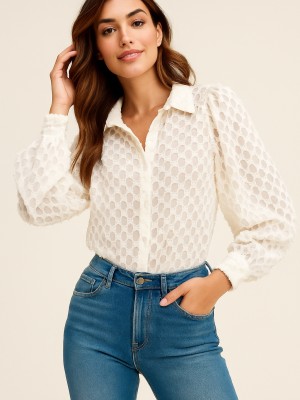 Blouse kilky off white AP 2462