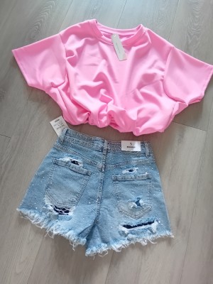 jeansshort strass viral monday
