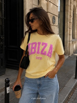 Shirt ibiza geel